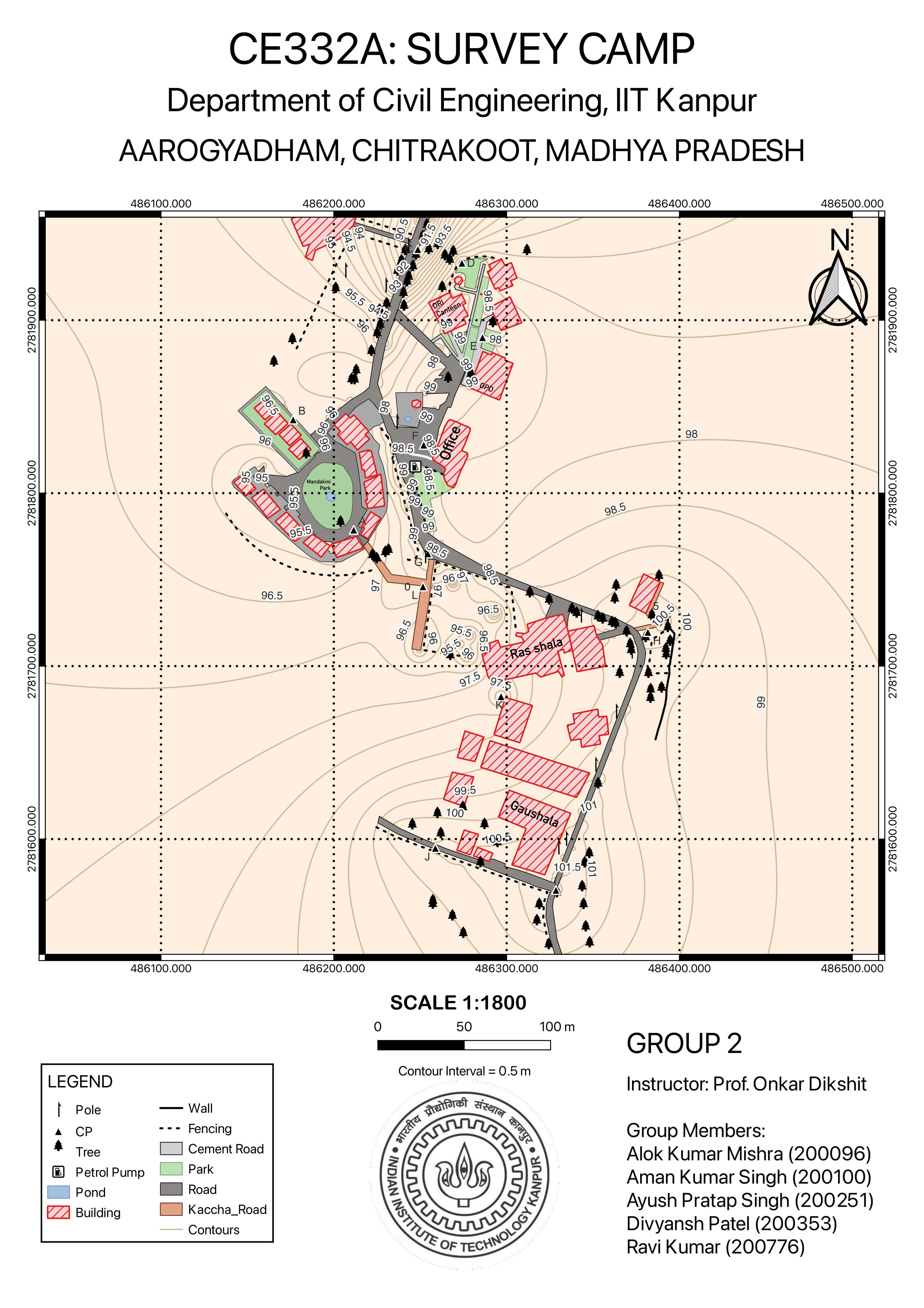 Survey Camp Map