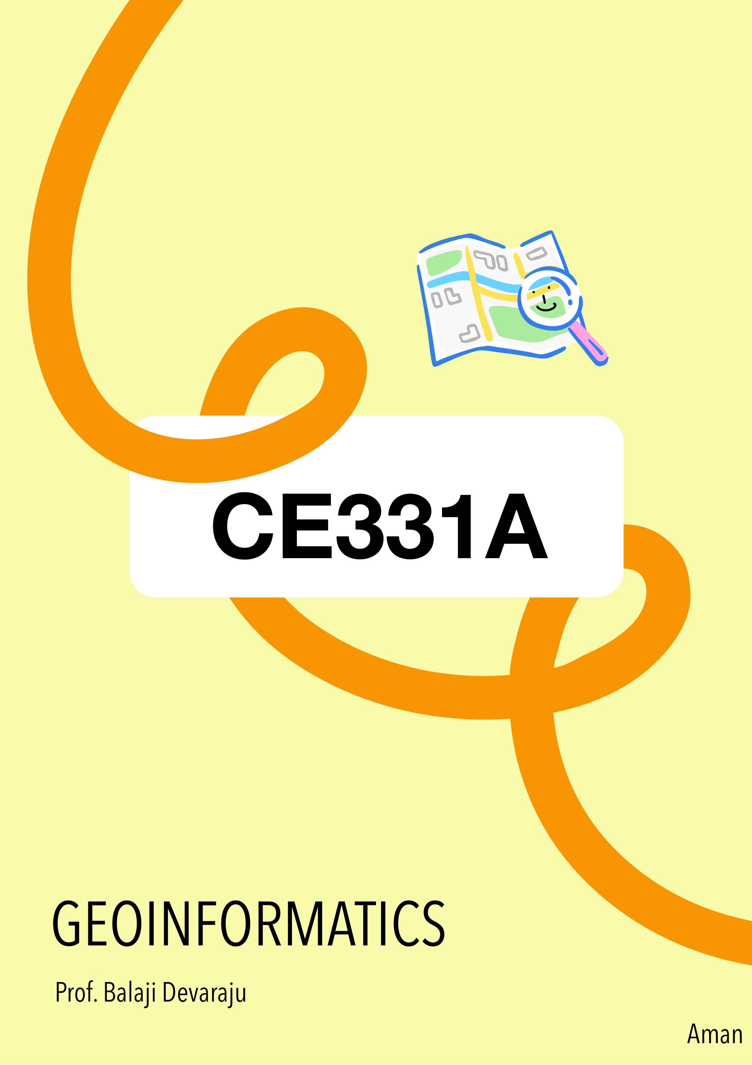 CE331A Geoinformatics Notes